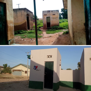 brand new toilet construction by flo foundation